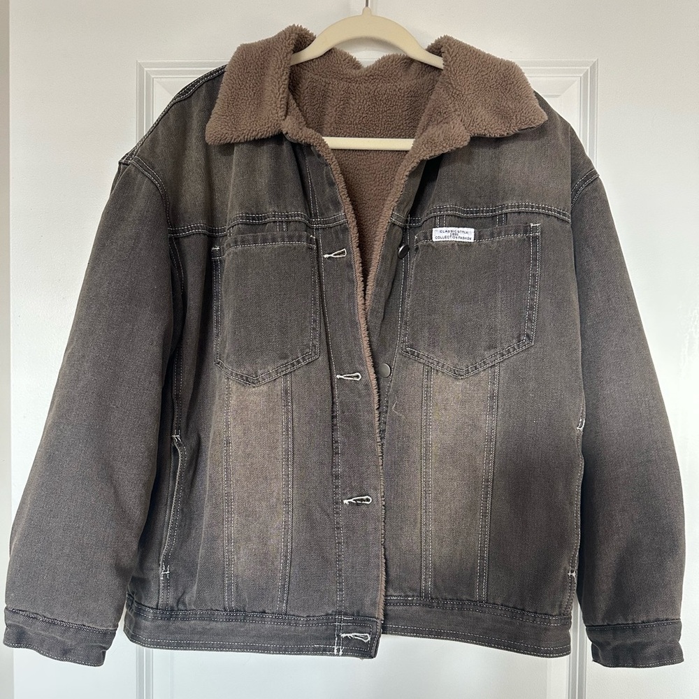 Women's Fleece Lined Denim Jacket